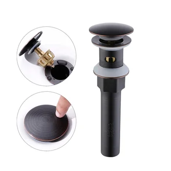 Accessories Rustproof Bounce Type For Bathroom With Strainer Hair Catcher Easy Install Anti Clogging Basin Stopper Sink Drain
Accessories Rustproof Bounce Type For Bathroom With Strainer Hair Catcher Easy Install Anti Clogging Basin Stopper Sink Drain