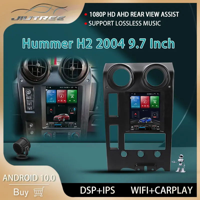 2 din Android 10.0 For Hummer H2 2004 9.7 Inch Video BT Player GPS Navigation Car Stereo Radio DVD Multimedia Player
2 din Android 10.0 For Hummer H2 2004 9.7 Inch Video BT Player GPS Navigation Car Stereo Radio DVD Multimedia Player