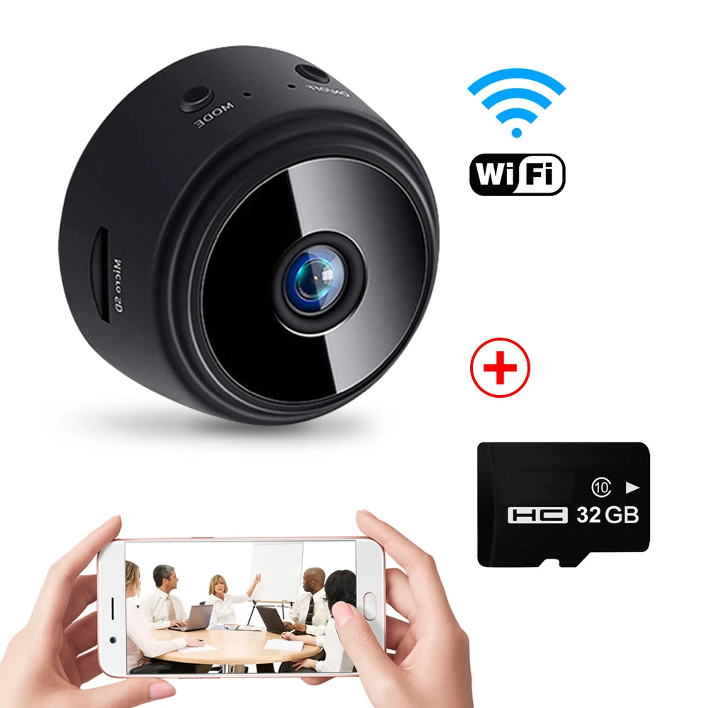 1080P HD WIFI IP Mini Camera Wireless Home Security Dvr Night Vision Motion Detect 2PM Mini Camcorder Loop Video Recorder
1080P HD WIFI IP Mini Camera Wireless Home Security Dvr Night Vision Motion Detect 2PM Mini Camcorder Loop Video Recorder