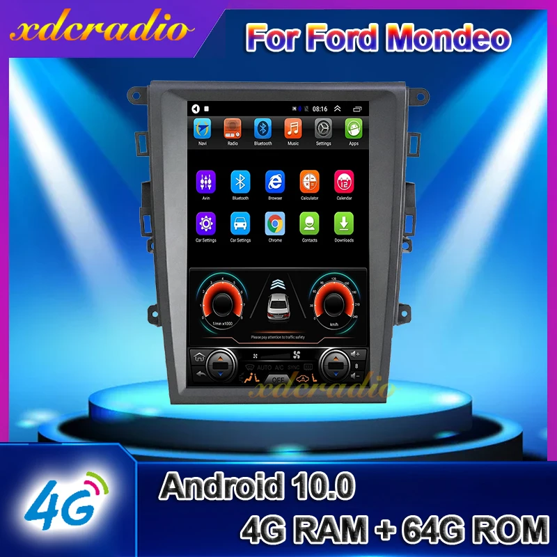 Xdcradio 12 1 "Android 10 0 для Ford Mondeo автомобильное радио автомобильный DVD мультимедийный