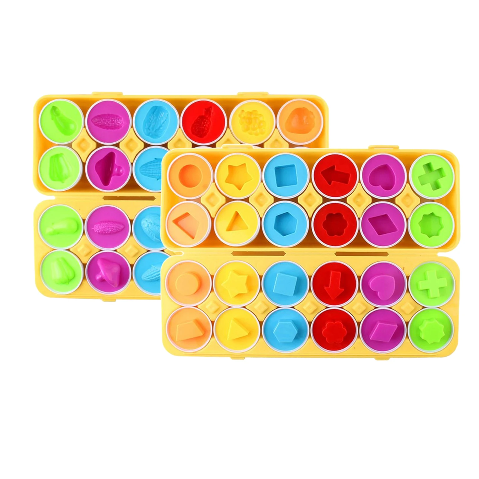 Фото 12 шт./компл. одинаковая в форме яйца для сортировки и Цвет Recoginition игрушки | Игрушки