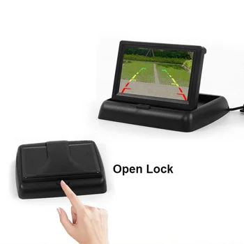4.3"Car Monitor Foldable Color TFT-LCD Monitor Car Reverse Rearview Parking System LCD Monitor for Car Rear view Camera
4.3"Car Monitor Foldable Color TFT-LCD Monitor Car Reverse Rearview Parking System LCD Monitor for Car Rear view Camera