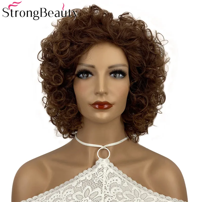 StrongBeauty короткий вьющийся парик, синтетические женские парики, термостойкие натуральные волосы без капель
StrongBeauty короткий вьющийся парик, синтетические женские парики, термостойкие натуральные волосы без капель