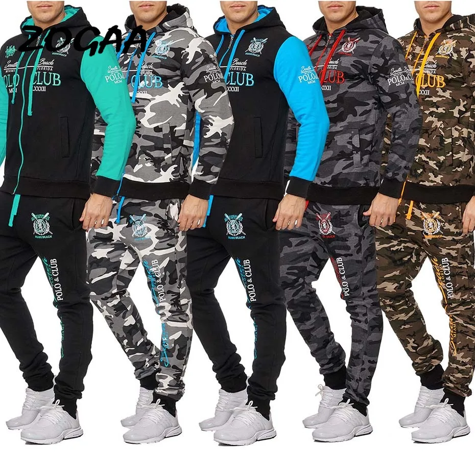 ZOGAA New Camouflage Printed Men Set Causal Patchwork Jacket Men 2Pcs Tracksuit Sportswear Hoodies Sweatshirt Pants Jogger Suit
ZOGAA New Camouflage Printed Men Set Causal Patchwork Jacket Men 2Pcs Tracksuit Sportswear Hoodies Sweatshirt Pants Jogger Suit