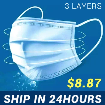 Protective Masks For Adults And Kids 3 Layers Filtration Mask Facial Mouth Mask 
Protective Masks For Adults And Kids 3 Layers Filtration Mask Facial Mouth Mask