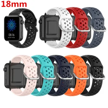 

18mm 20mm 22mm Watch Band Strap Silicone Replacement Watchband For Xiaomi Huami Amazfit For Huawei watch GT 42/46MM For Samsung