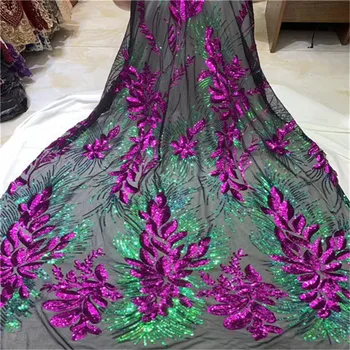 fashion sequins lace fabric 5 yards gradient color sequins tulle lace fabric African net lace for pary dresses
fashion sequins lace fabric 5 yards gradient color sequins tulle lace fabric African net lace for pary dresses