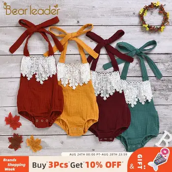 Bear Leader Baby Baby Bodysuits New Summer Newborn Girls Baby Clothing Sleeveless Bow-knot Jumpsuits Cute Outfits Kids Suits
Bear Leader Baby Baby Bodysuits New Summer Newborn Girls Baby Clothing Sleeveless Bow-knot Jumpsuits Cute Outfits Kids Suits