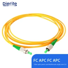 Singlemode Simplex FC APC FC APC Fiber Optic Patch Cable 3.0mm 9/125um FTTH Fiber Patch Cord Optical Fiber Jumper 1m 3m 5m 10m
Singlemode Simplex FC APC FC APC Fiber Optic Patch Cable 3.0mm 9/125um FTTH Fiber Patch Cord Optical Fiber Jumper 1m 3m 5m 10m