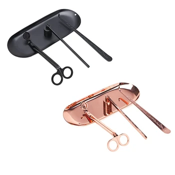 NEW-2 Set Candle Accessory Set Candle Wick Trimmer Candle Snuffer Storage Tray 4 Packs Candle Care Kit Gold & Black
NEW-2 Set Candle Accessory Set Candle Wick Trimmer Candle Snuffer Storage Tray 4 Packs Candle Care Kit Gold & Black