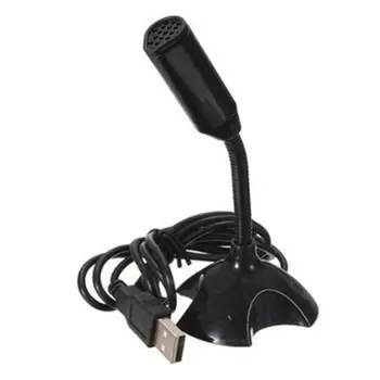 Dedicate USB Capacitive Mini Microphone Stand for PC Laptop Notebook Online Chat Recording Black Wired Device
Dedicate USB Capacitive Mini Microphone Stand for PC Laptop Notebook Online Chat Recording Black Wired Device