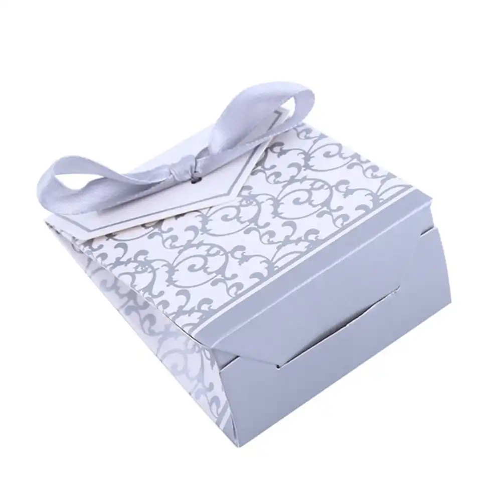 pcs lovely cookie bags wedding party favor gift candy paper box