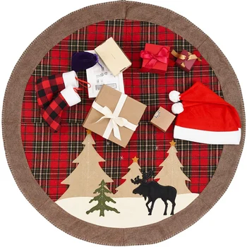 Christmas Tree Skirt 42 Inch Large Buffalo Plaid Rustic Burlap Tree Skirt Xmas Holiday Home Decorations
Christmas Tree Skirt 42 Inch Large Buffalo Plaid Rustic Burlap Tree Skirt Xmas Holiday Home Decorations