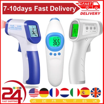 LCD Digital IR Thermometer Non-contact Infrared Forehead Thermometer Fever Infrared Thermometer Dual Mode Temperature Meter
LCD Digital IR Thermometer Non-contact Infrared Forehead Thermometer Fever Infrared Thermometer Dual Mode Temperature Meter