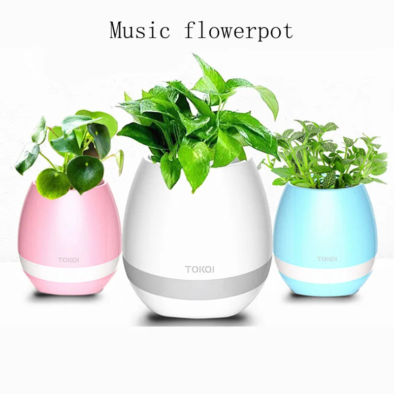 Фото Креативная Bluetooth-колонка музыкальная ваза сенсорная Индукционная комнатный