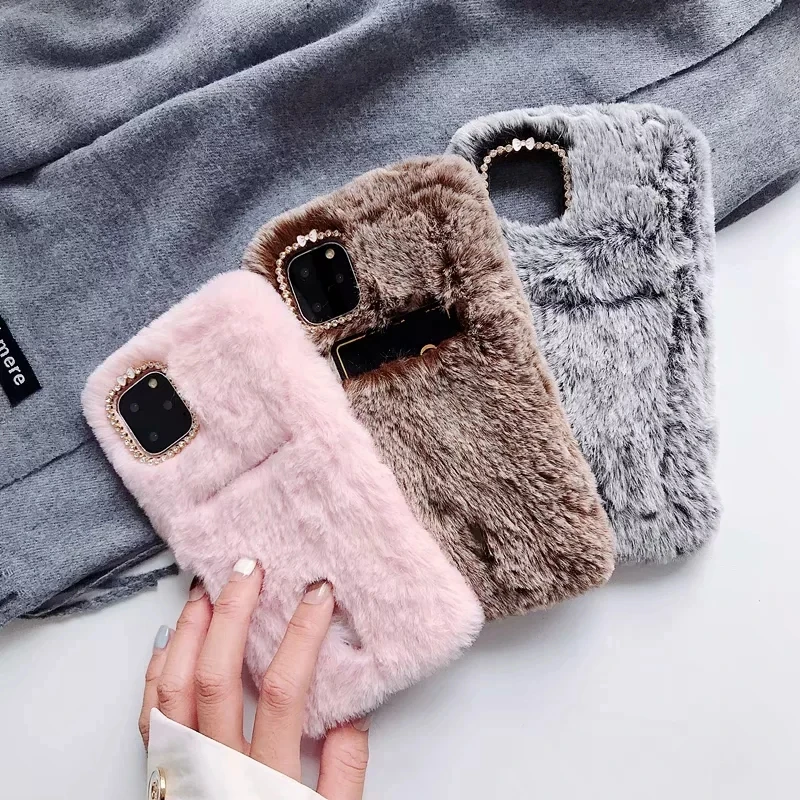 For iPhone 11 Pro Max XR XS 8 7 6 Leopard Genuine Rabbit Hair Case ID Card Box Pocket Soft TPU Diamond Fluffy Fur Cover 1PCS
For iPhone 11 Pro Max XR XS 8 7 6 Leopard Genuine Rabbit Hair Case ID Card Box Pocket Soft TPU Diamond Fluffy Fur Cover 1PCS