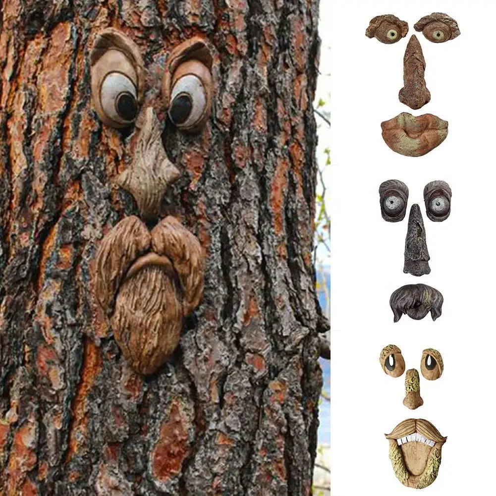 Ornaments Bark Face Facial Features Tree Decoration Easter Outdoor Creative Props Outdoor Creative Facial
Ornaments Bark Face Facial Features Tree Decoration Easter Outdoor Creative Props Outdoor Creative Facial