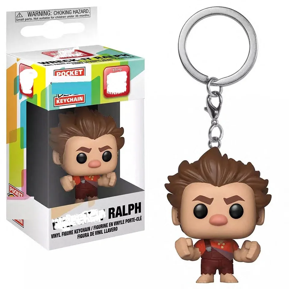 Funko Pop Pocket Ralph Breaks The Internet Keychain Ralph Action Figures Toys with retail box
Funko Pop Pocket Ralph Breaks The Internet Keychain Ralph Action Figures Toys with retail box