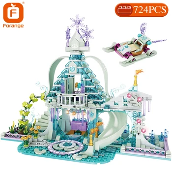 Friends Series Building Blocks Crystal House Set Ice Snow Magic Castle Action Figure Carriage Princess Palace Toys Girls Gift
Friends Series Building Blocks Crystal House Set Ice Snow Magic Castle Action Figure Carriage Princess Palace Toys Girls Gift