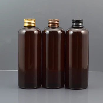 250ml empty brown plastic bottles with aluminum caps for cosmetics packaging,bottle containers travel PET empty with lids
250ml empty brown plastic bottles with aluminum caps for cosmetics packaging,bottle containers travel PET empty with lids