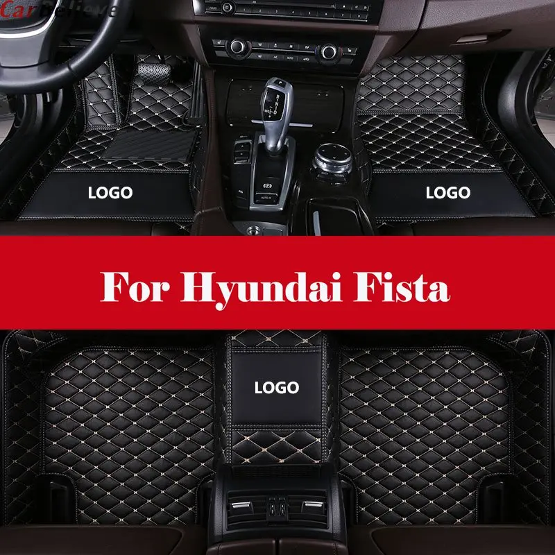 Custom 3d Leather car floor mats car styling accessories leather Car Floor Mats Waterproof Mat+LOGO For Hyundai Fista 
Custom 3d Leather car floor mats car styling accessories leather Car Floor Mats Waterproof Mat+LOGO For Hyundai Fista
