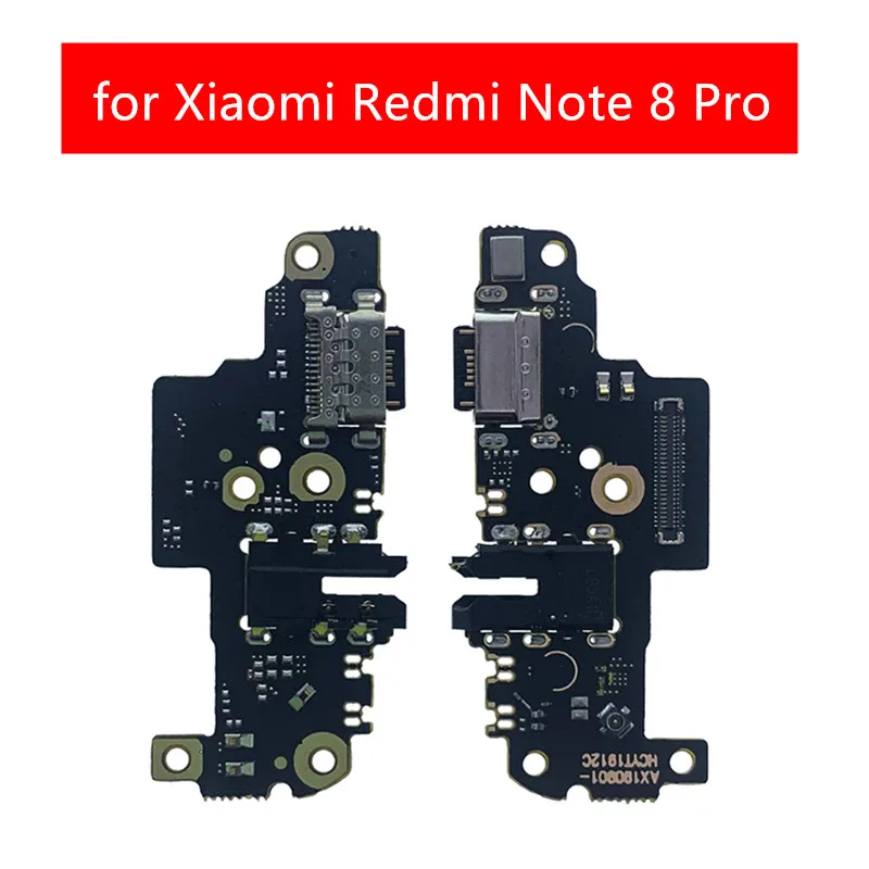USB-кабель для Xiaomi Redmi Note 8 Pro гибкий кабель зарядки печатная плата запасные части
