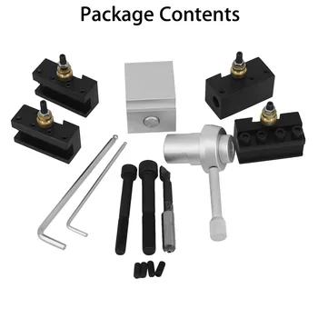 Mini Quick Change Tool Post Holder Kit Set for 7 x10/12/14 Lathe Tool Holder New
Mini Quick Change Tool Post Holder Kit Set for 7 x10/12/14 Lathe Tool Holder New
