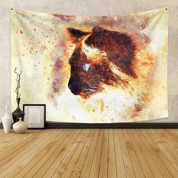 Cat Mordern Fashion Wall Blanket Tapestry Wall Mounted Tapestries Yoga Beach Towel Bohemian Wall Carpets Hippie Boho Home Decor
Cat Mordern Fashion Wall Blanket Tapestry Wall Mounted Tapestries Yoga Beach Towel Bohemian Wall Carpets Hippie Boho Home Decor