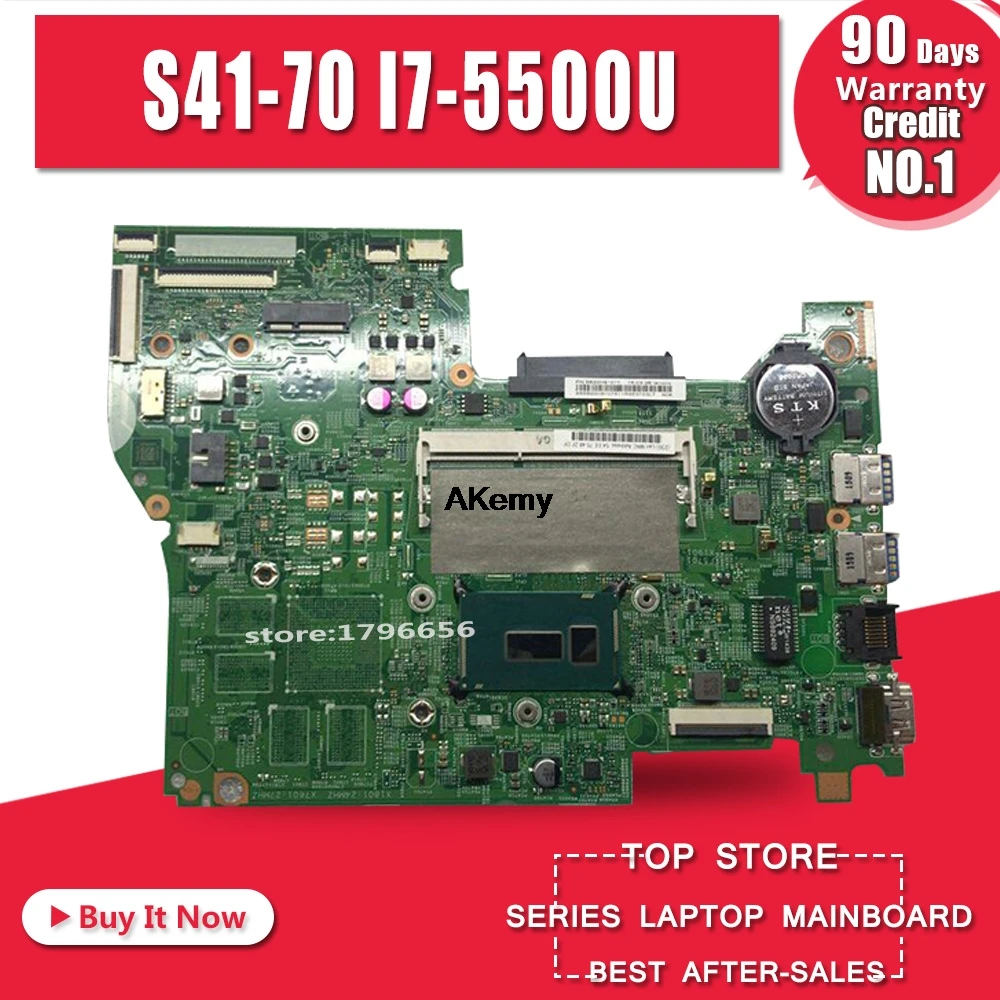 FOR Lenovo S41-70 U41-70 i2000 Laptop motherboard CPU I7 5500U DDR3 integrated graphics card 100% test OK
FOR Lenovo S41-70 U41-70 i2000 Laptop motherboard CPU I7 5500U DDR3 integrated graphics card 100% test OK