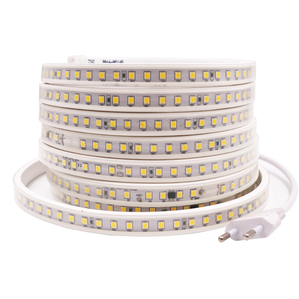220V LED Strip 100LEDs/m 4040 Waterproof Flexible Light Outdoor Lighting Cold White / Warm White / Natural White Home Decoration
220V LED Strip 100LEDs/m 4040 Waterproof Flexible Light Outdoor Lighting Cold White / Warm White / Natural White Home Decoration