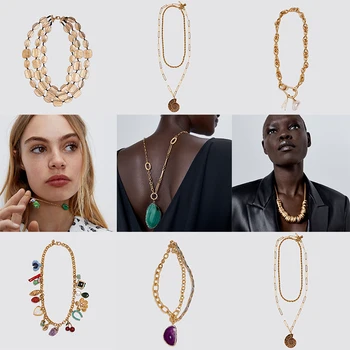 2020 New ZA Neckalce Women Summer Bohemain Handmade Shell Natural Stone Pendant Necklace Wedding Party Jewelry Wholesale
2020 New ZA Neckalce Women Summer Bohemain Handmade Shell Natural Stone Pendant Necklace Wedding Party Jewelry Wholesale