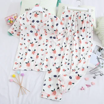 Print Pineapple Faux Silk Pyjamas 2PCS Pajamas Sets Lady Sexy Short Sleeve&Pant Sleep Suit Sleepwear M-XL Summer Home Nightwear
Print Pineapple Faux Silk Pyjamas 2PCS Pajamas Sets Lady Sexy Short Sleeve&Pant Sleep Suit Sleepwear M-XL Summer Home Nightwear