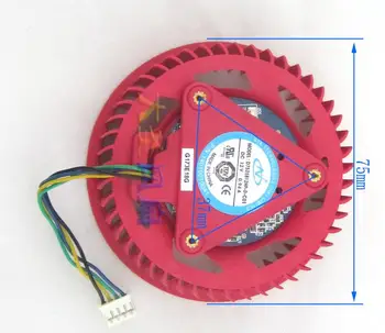 D7525B12HP-0-C01 12V 0.94A Fan For Sapphire HD6990 HD6970 HD6870 HD6950 Graphics Card Cooling Fan 4Pin 4Wire
D7525B12HP-0-C01 12V 0.94A Fan For Sapphire HD6990 HD6970 HD6870 HD6950 Graphics Card Cooling Fan 4Pin 4Wire