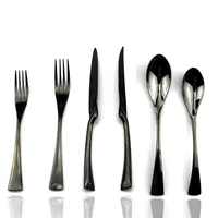 Description Picture 6 of itemElegant And Noble Blue Cutlery Set Tableware Set 304 Stainless Steel Knife Fork Spoon Dinnerware Set Silverware Set Flatware Set