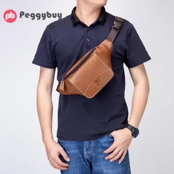 BULLCAPTAIN Casual Pure Color Waist Pack Male Genuine Leather Fanny Chest Bag Men Fashion Purse Shoulder Crossbody Pack
BULLCAPTAIN Casual Pure Color Waist Pack Male Genuine Leather Fanny Chest Bag Men Fashion Purse Shoulder Crossbody Pack