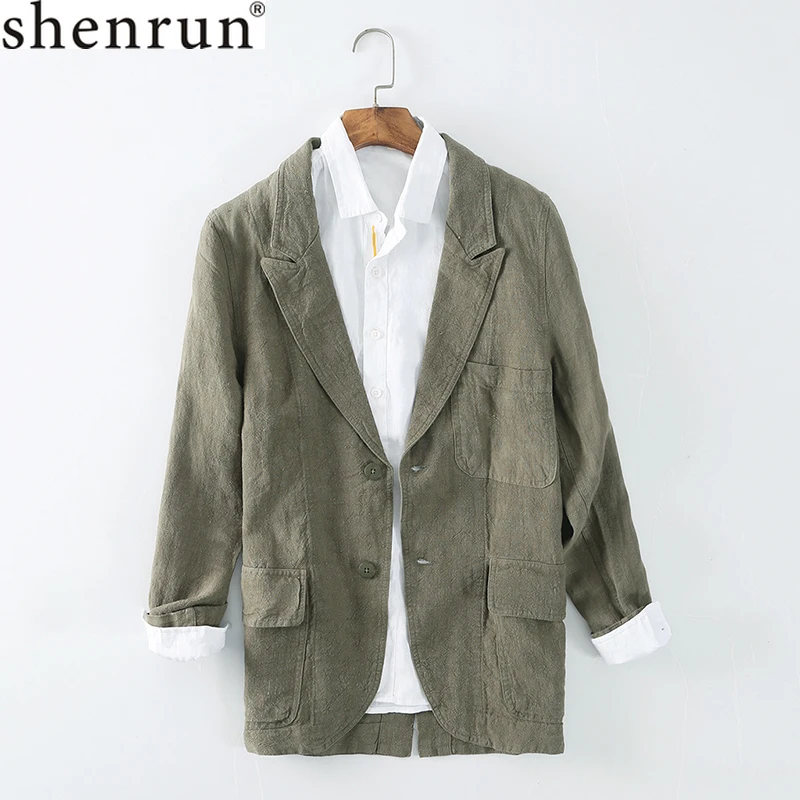 Shenrun Men Blazers Linen Comfortable Breathable Casual Suit Jackets Simple Solid Color Spring Autumn Loose Fit Work Daily Life
Shenrun Men Blazers Linen Comfortable Breathable Casual Suit Jackets Simple Solid Color Spring Autumn Loose Fit Work Daily Life