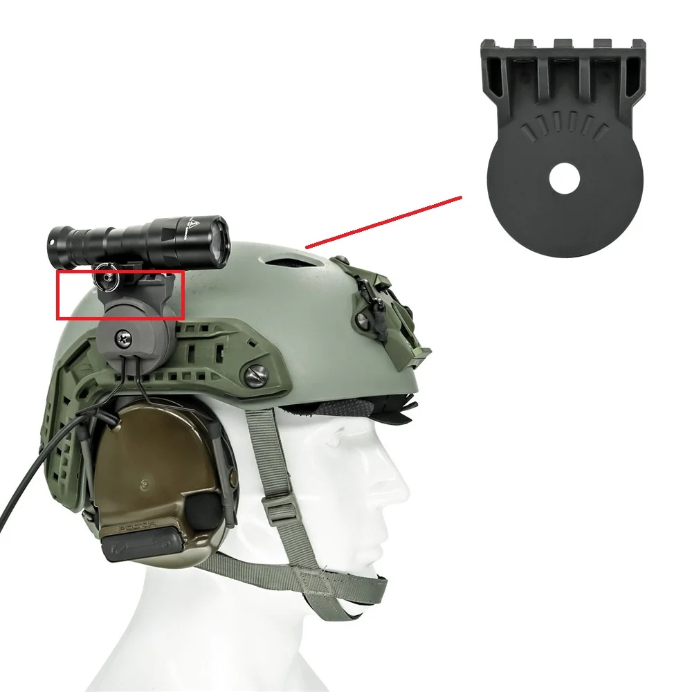 Tactical headset COMTAC bracket ARC OPS CORE helmet bracket rail adapter and tactical flashlight mounting kit platform Gray
Tactical headset COMTAC bracket ARC OPS CORE helmet bracket rail adapter and tactical flashlight mounting kit platform Gray