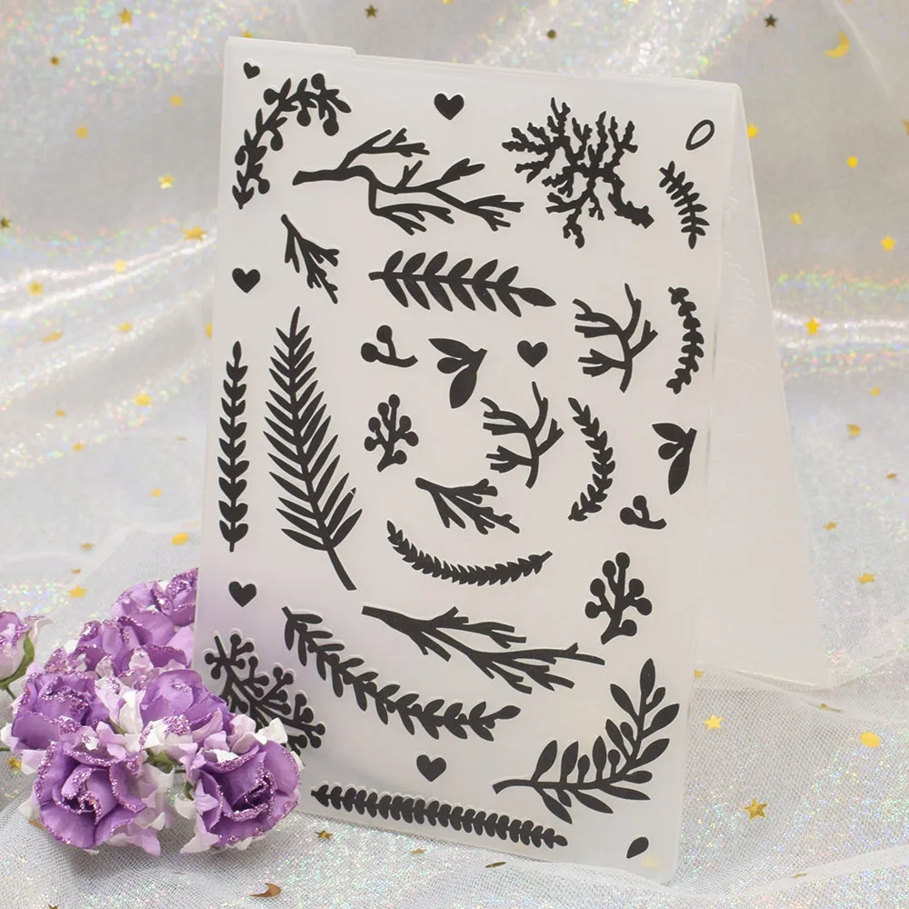 Olive Branch Leaves Pattern Paper Plastic Embossing Folders for DIY Scrapbooking Card Making Embossing Craft Template
Olive Branch Leaves Pattern Paper Plastic Embossing Folders for DIY Scrapbooking Card Making Embossing Craft Template