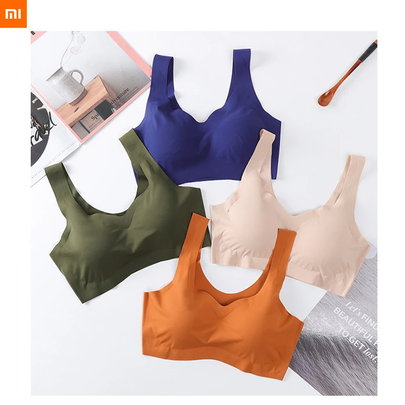 xiaomi mijia Seamless Bra Wire Free Brassieres Soft Intimate Women's Underwear Sexy Intimates Womens Lingerie Underwear
xiaomi mijia Seamless Bra Wire Free Brassieres Soft Intimate Women's Underwear Sexy Intimates Womens Lingerie Underwear