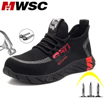 MWSC Four Season Work Safety shoes Boots Men Breathable Air Mesh Work Shoes Male Anti-smashing Steel toe Construction Sneakers
MWSC Four Season Work Safety shoes Boots Men Breathable Air Mesh Work Shoes Male Anti-smashing Steel toe Construction Sneakers