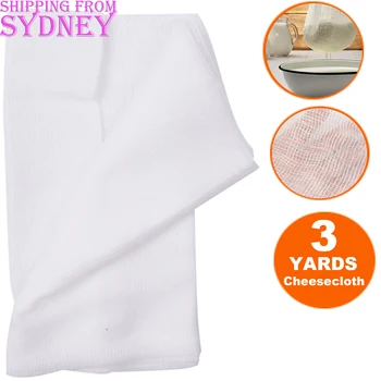 3 Yards 100% Cotton Cheesecloth White Reusable Great Filter Strainer Bean Bread Muslin Kitchen Cooking Tools Gauze Natural Breat
3 Yards 100% Cotton Cheesecloth White Reusable Great Filter Strainer Bean Bread Muslin Kitchen Cooking Tools Gauze Natural Breat