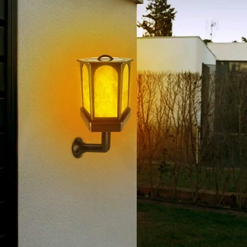 96 LED Solar Light Hexagonal Flame Light Waterproof Outdoor Landscape Lamps Home Decoration Lighting for Garden Yard Patio Path
96 LED Solar Light Hexagonal Flame Light Waterproof Outdoor Landscape Lamps Home Decoration Lighting for Garden Yard Patio Path