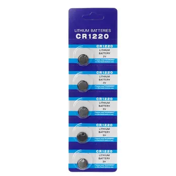 5PCS Alkaline Battery CR1220 3V DL1220 BR1220 Button Coin Cell Watch Toys Batteries Control Remote L04 5012LC SB-T13 PA280-208
5PCS Alkaline Battery CR1220 3V DL1220 BR1220 Button Coin Cell Watch Toys Batteries Control Remote L04 5012LC SB-T13 PA280-208