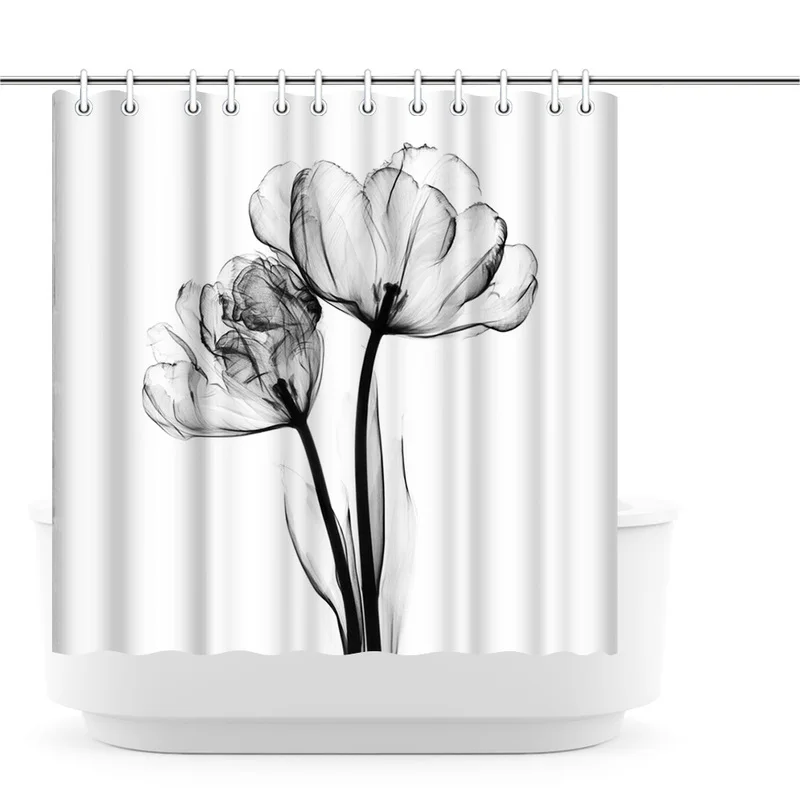 Polyester Shower Curtain Perspective of Flowers Print Modern Style Bathroom Curtains Photo Custom Waterproof Fabric Bath Curtain
Polyester Shower Curtain Perspective of Flowers Print Modern Style Bathroom Curtains Photo Custom Waterproof Fabric Bath Curtain