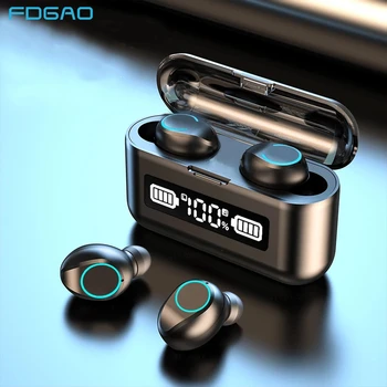Wireless Headphones TWS Bluetooth 5.1 Earphones 9D HIFI Stereo Waterproof Sports Earbuds Headsets Charging Box With Microphone
Wireless Headphones TWS Bluetooth 5.1 Earphones 9D HIFI Stereo Waterproof Sports Earbuds Headsets Charging Box With Microphone