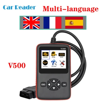 V500 Car Truck Diagnostic Scanner EOBD OBD CR-HD Heavy Duty Truck OBD2 Scanner V500 Code Reader Scanner Tool
V500 Car Truck Diagnostic Scanner EOBD OBD CR-HD Heavy Duty Truck OBD2 Scanner V500 Code Reader Scanner Tool