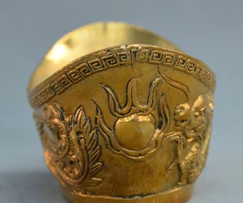 Chinese FengShui old bronze dragon phoenix auspicious gold yuanbao wealth statue
Chinese FengShui old bronze dragon phoenix auspicious gold yuanbao wealth statue