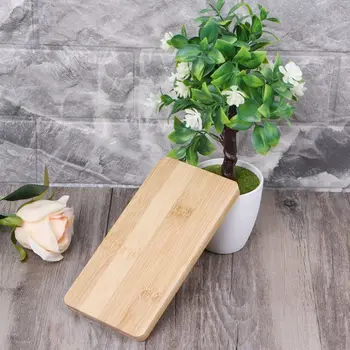 Rectangle Shape Bamboo Saucer Plant Tray Mini Plant Flower Pot Stand Favor Succulent Pot Tray Simple Elegant Design Home Balcony
Rectangle Shape Bamboo Saucer Plant Tray Mini Plant Flower Pot Stand Favor Succulent Pot Tray Simple Elegant Design Home Balcony