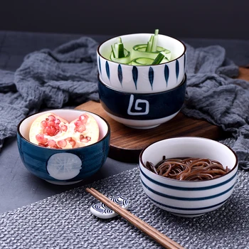 Japanese Ceramic Bowl Small Soup Noodles Bowl Rice Pot Simple Glaze Color Style Tableware 4.5 Inch Bowl Salad Fruit Tray
Japanese Ceramic Bowl Small Soup Noodles Bowl Rice Pot Simple Glaze Color Style Tableware 4.5 Inch Bowl Salad Fruit Tray