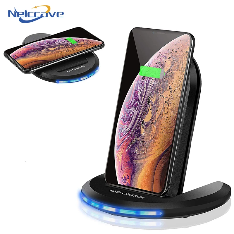 Foldable Wireless Charger Stand For iPhone 11 Pro XS Max XR X 8 10W Fast Qi Wireless Charging Pad For Samsung S10 S9 S8 Note 10
Foldable Wireless Charger Stand For iPhone 11 Pro XS Max XR X 8 10W Fast Qi Wireless Charging Pad For Samsung S10 S9 S8 Note 10
